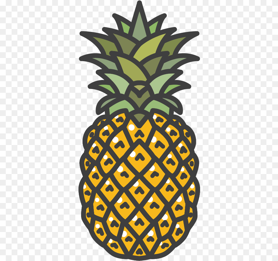 Pineapple, Food, Fruit, Plant, Produce Png Image