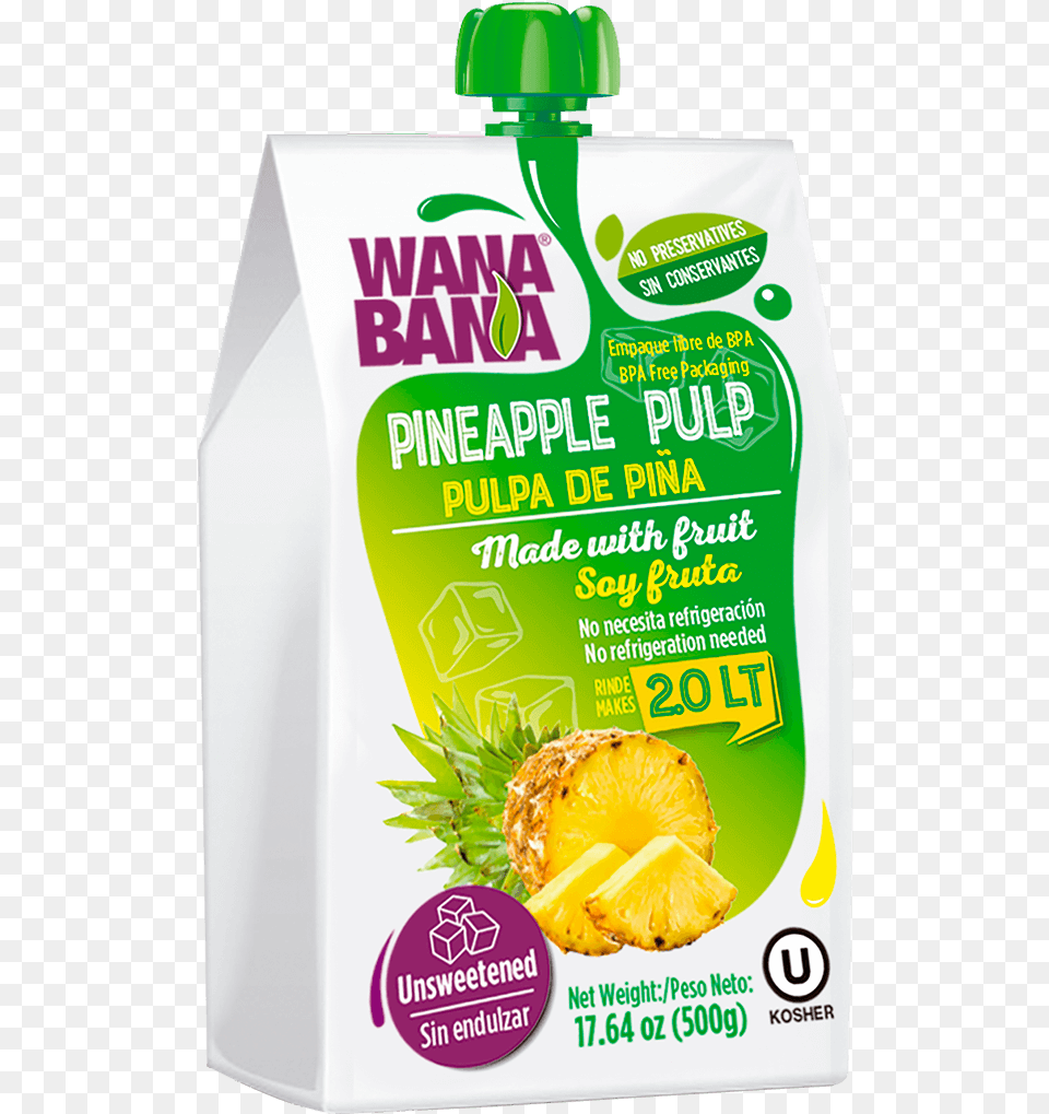 Pineapple 500g Fruit Pulp Pouch 20 Box, Food, Plant, Produce, Herbal Png