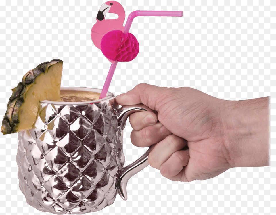 Pineapple, Cup, Food, Fruit, Plant Png Image