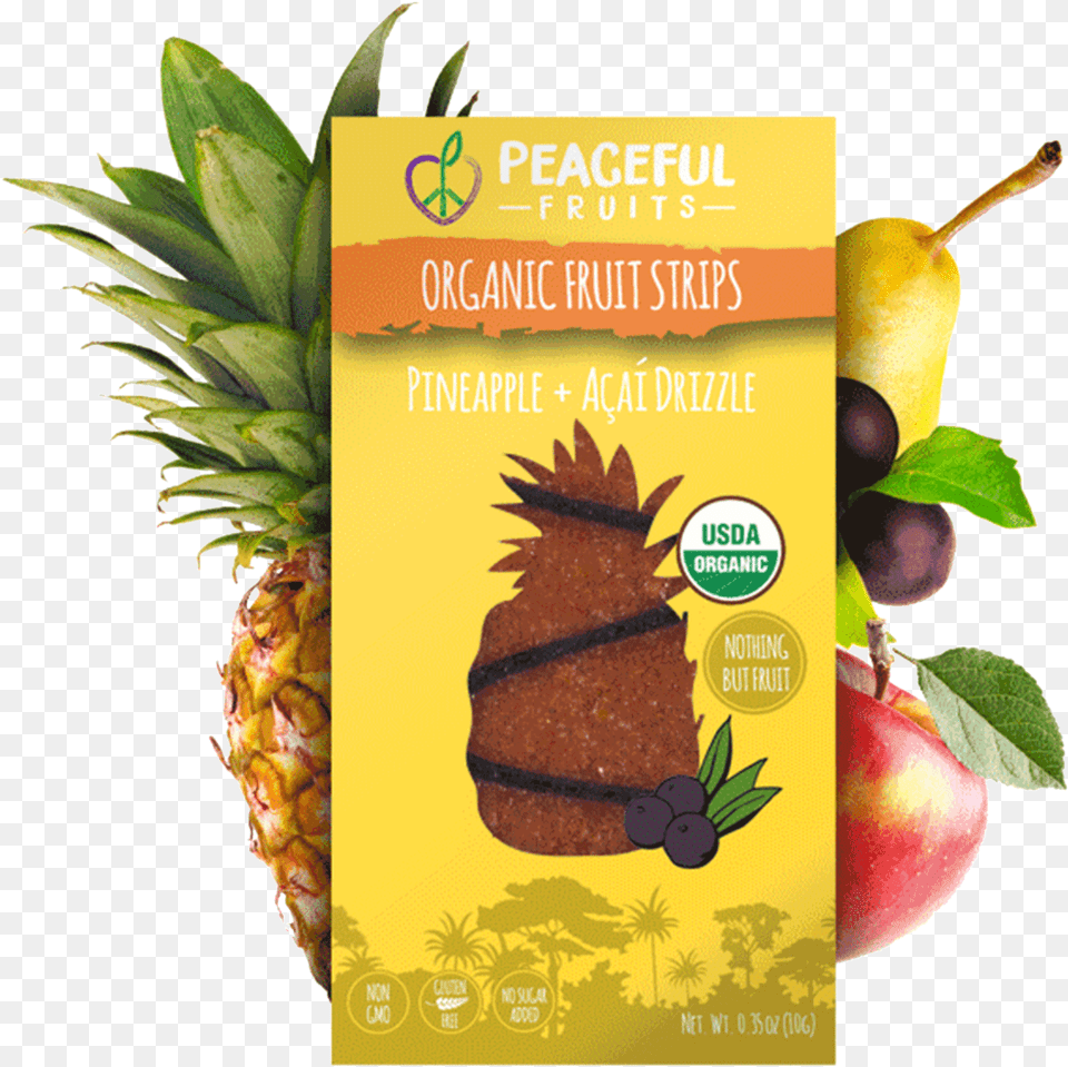 Pineapple Acai Fruit Snacks Pineapple, Food, Plant, Produce, Pear Free Png Download