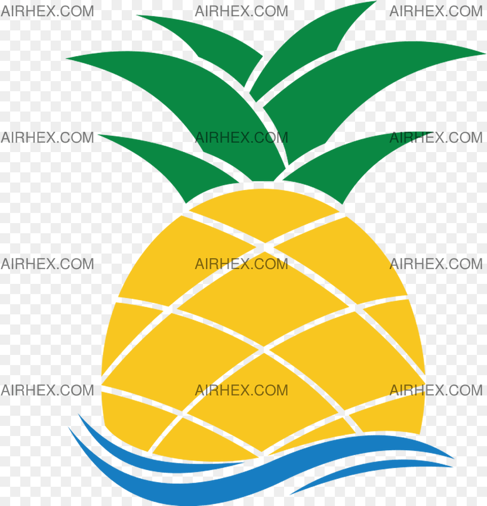 Pineapple Air Logo Download Pineapple Air, Food, Fruit, Plant, Produce Free Png