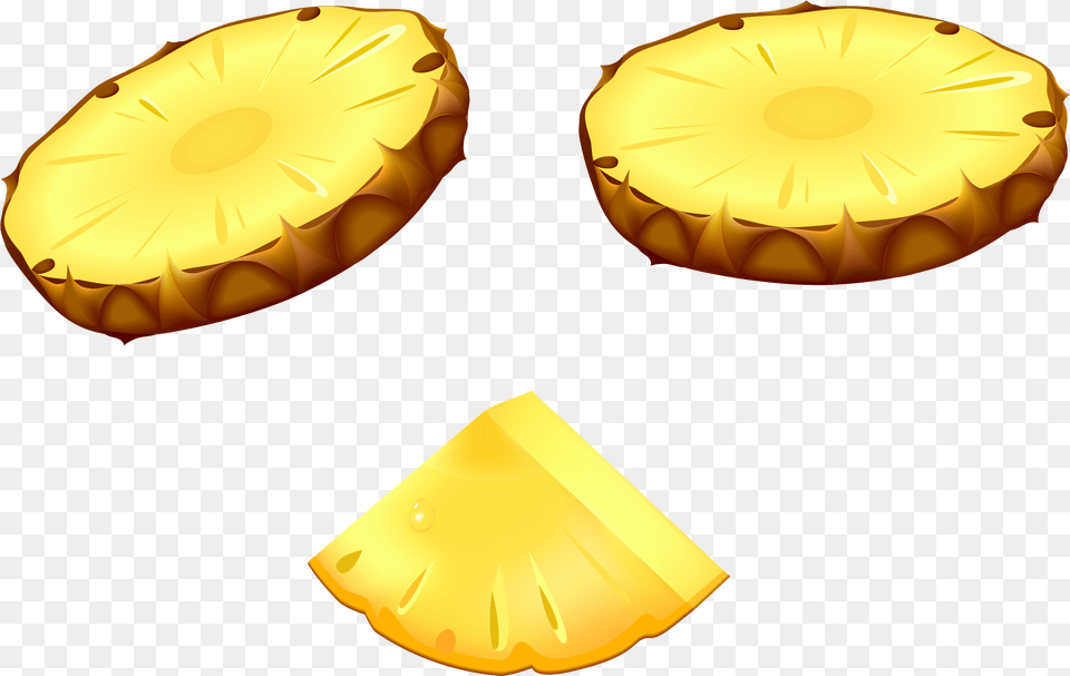 Pineapple Border Pineapple Slice Clipart, Food, Fruit, Plant, Produce Png Image
