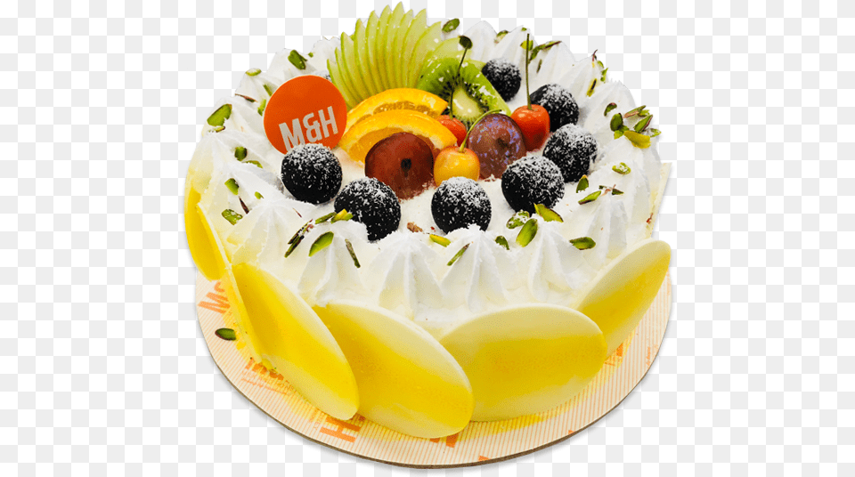 Pineapple Cake, Birthday Cake, Cream, Dessert, Food Free Png Download