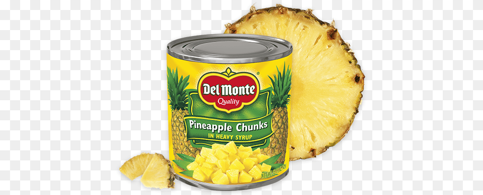Pineapple Chunks Del Monte Foods Inc Pineapple Del Monte Can, Food, Fruit, Plant, Produce Png