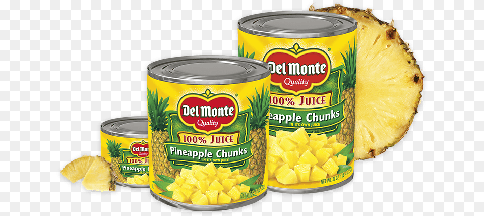 Pineapple Chunks In Juice Del Monte Foods Inc, Food, Fruit, Plant, Produce Free Transparent Png