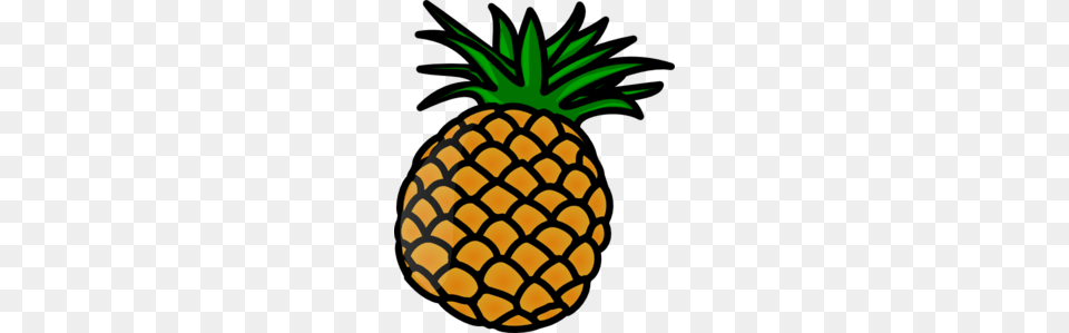 Pineapple Clip Art, Food, Fruit, Plant, Produce Png Image