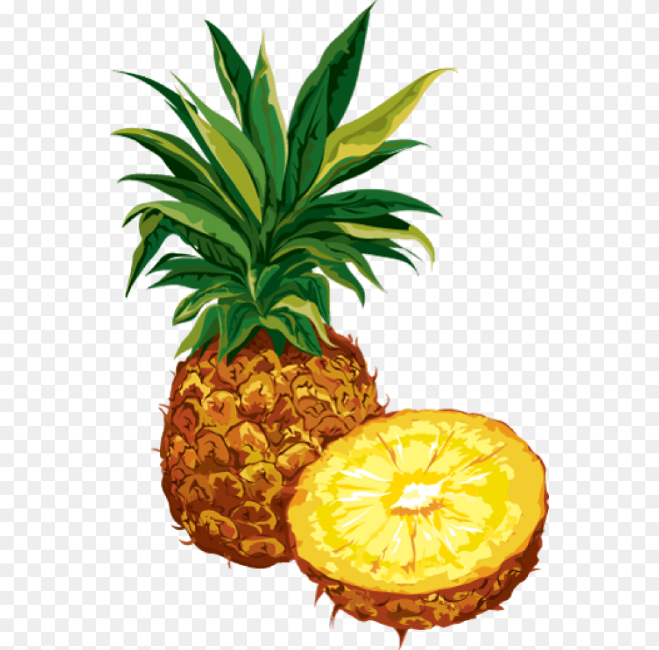 Pineapple Clip Art, Food, Fruit, Plant, Produce Png Image