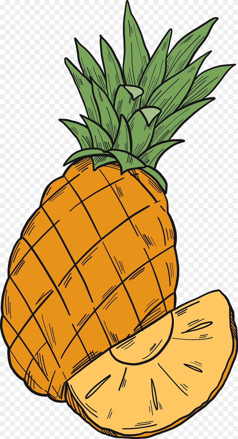 Pineapple Clipart, Food, Fruit, Plant, Produce Free Png Download