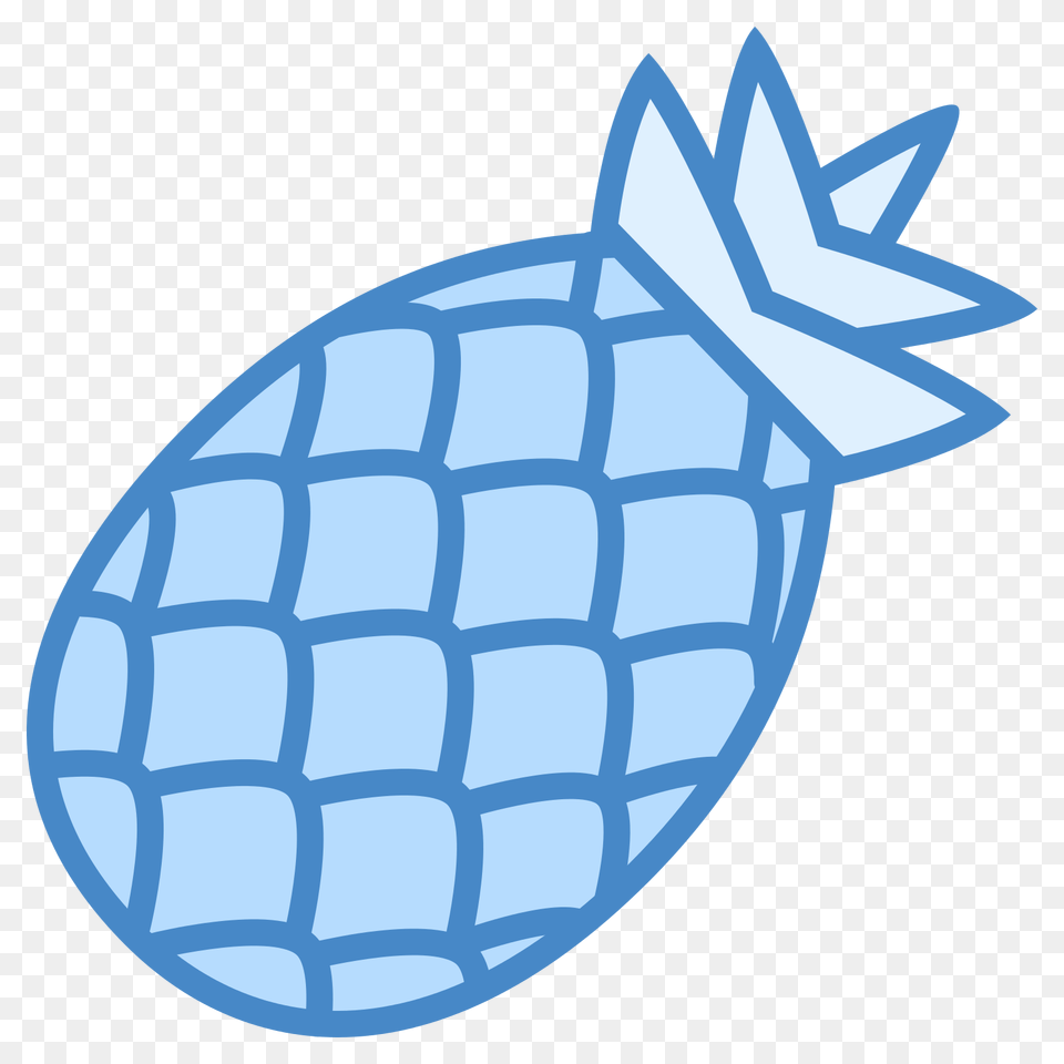 Pineapple Clipart Blue, Ammunition, Grenade, Weapon, Food Free Png