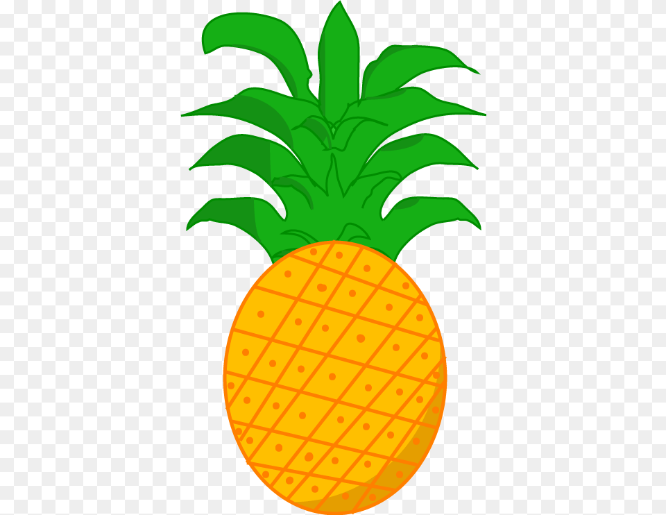 Pineapple Clipart Object, Food, Fruit, Plant, Produce Png Image