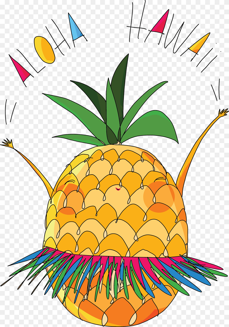 Pineapple Clipart Pineapple, Food, Fruit, Plant, Produce Free Png Download