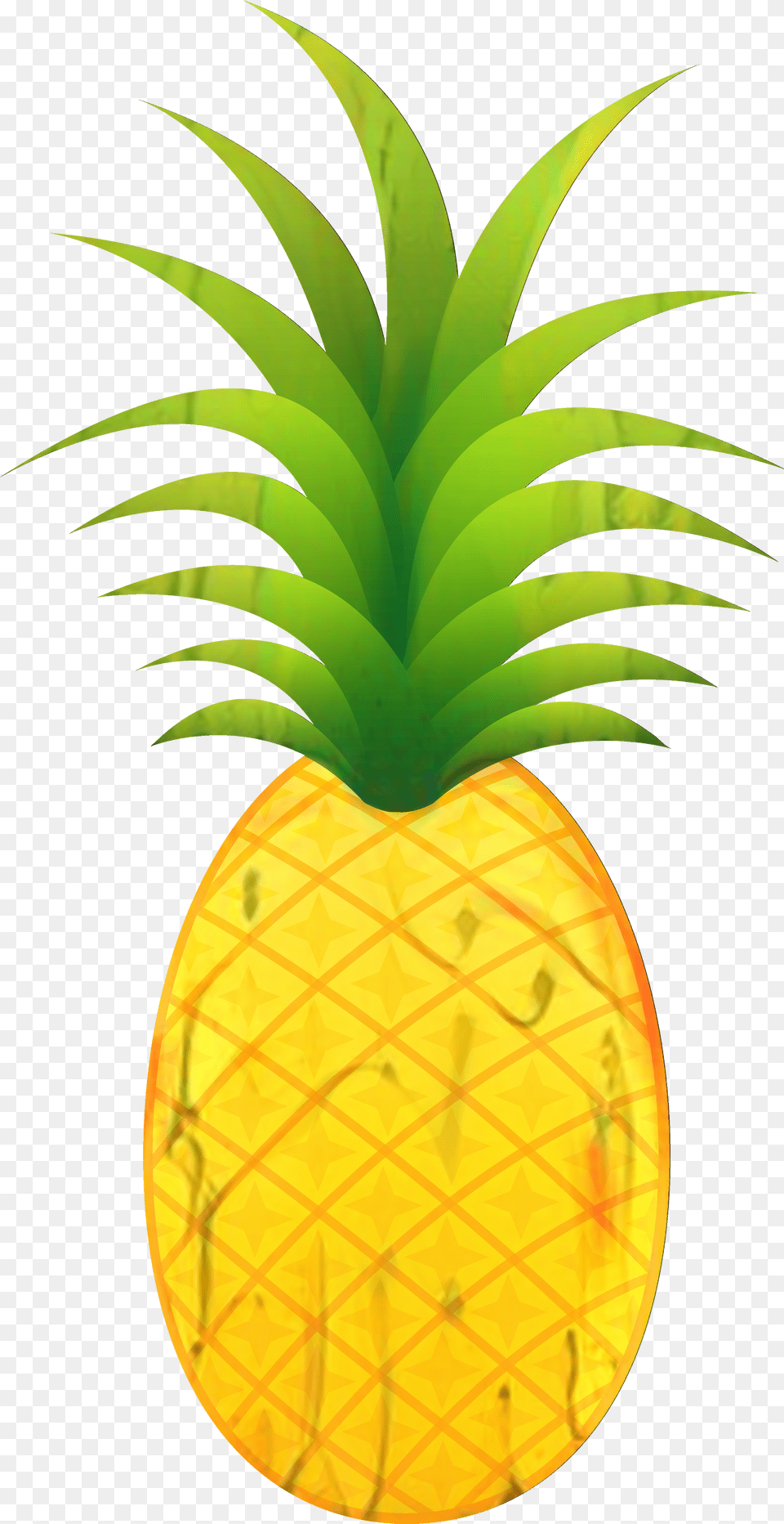 Pineapple Clipart Cartoon Background Pineapple, Food, Fruit, Plant, Produce Free Transparent Png