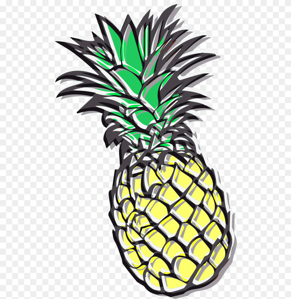 Pineapple Clipart Clipart Pineapple, Food, Fruit, Plant, Produce Free Transparent Png