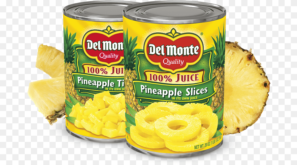 Pineapple Del Monte Del Monte Pineapple Can, Food, Fruit, Plant, Produce Free Transparent Png