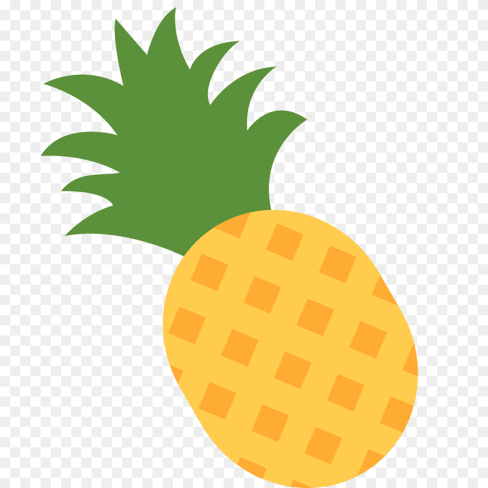 Pineapple Emoji Clipart, Food, Fruit, Plant, Produce Png