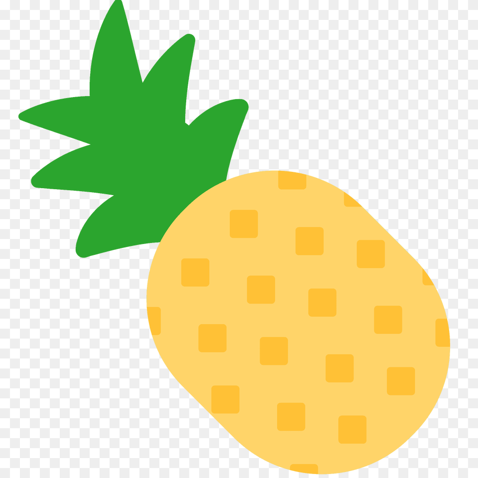 Pineapple Emoji Clipart, Food, Fruit, Plant, Produce Png