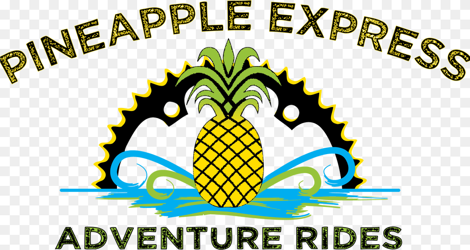 Pineapple Express Logo Outlined, Food, Fruit, Plant, Produce Free Png