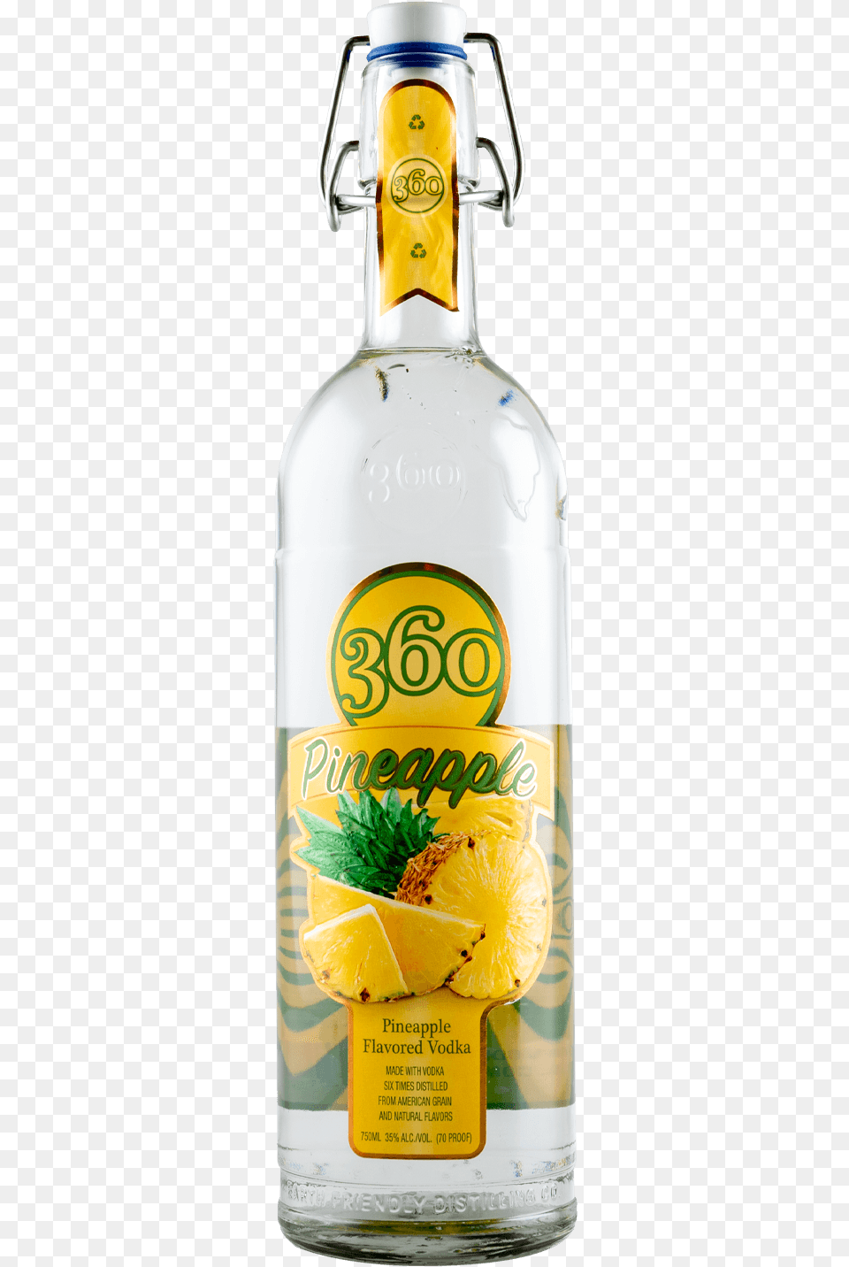 Pineapple Flavored Vodka, Beverage, Alcohol, Liquor, Beer Free Png Download