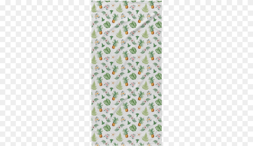 Pineapple Floral Print Beach Towel Ananas Tropisch Muster Silikon Handy Hlle Fr Samsung, Quilt, Pattern, Food, Fruit Png Image
