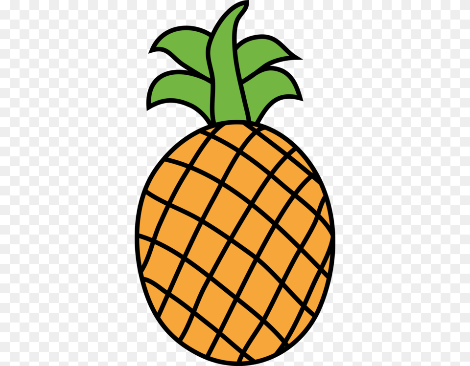 Pineapple Food Fruit Download Luau Fruits Clipart Black And White, Plant, Produce, Ammunition, Grenade Png Image