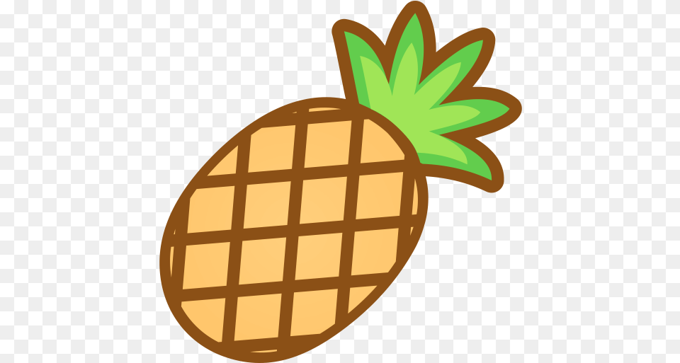 Pineapple Fruit Icon And Svg Vector Download Pineapple Fruit Icon, Food, Plant, Produce, Cross Free Transparent Png