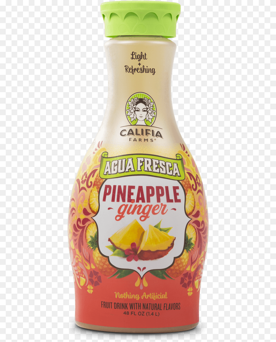 Pineapple Ginger Agua Fresca, Food, Ketchup, Face, Head Png