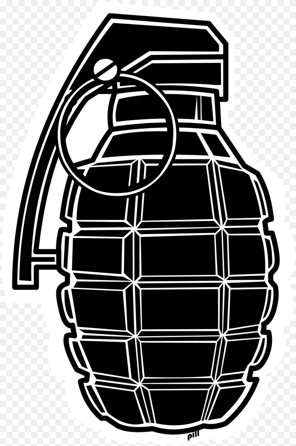 Pineapple Grenade Grenade, Ammunition, Weapon, Bomb Free Png Download