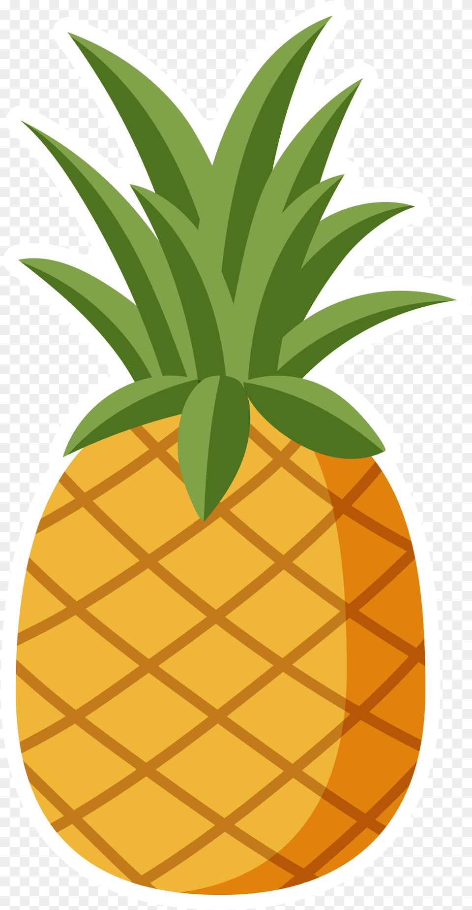 Pineapple Hawaiian Pizza Clip Art Clip Art Pineapple, Food, Fruit, Plant, Produce Free Transparent Png