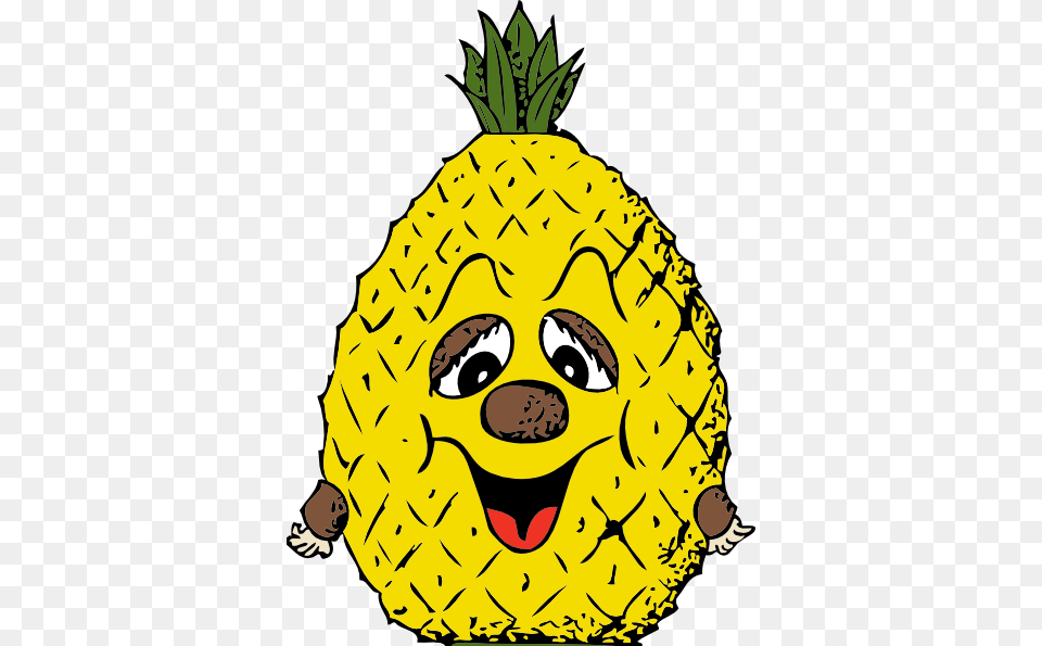 Pineapple Head Clip Art Vector, Food, Fruit, Plant, Produce Free Png