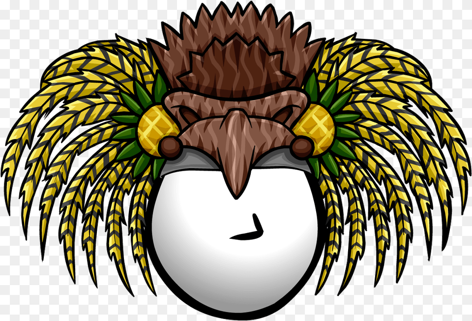 Pineapple Headdress Headgear, Animal, Vulture, Bird, Beak Free Png Download