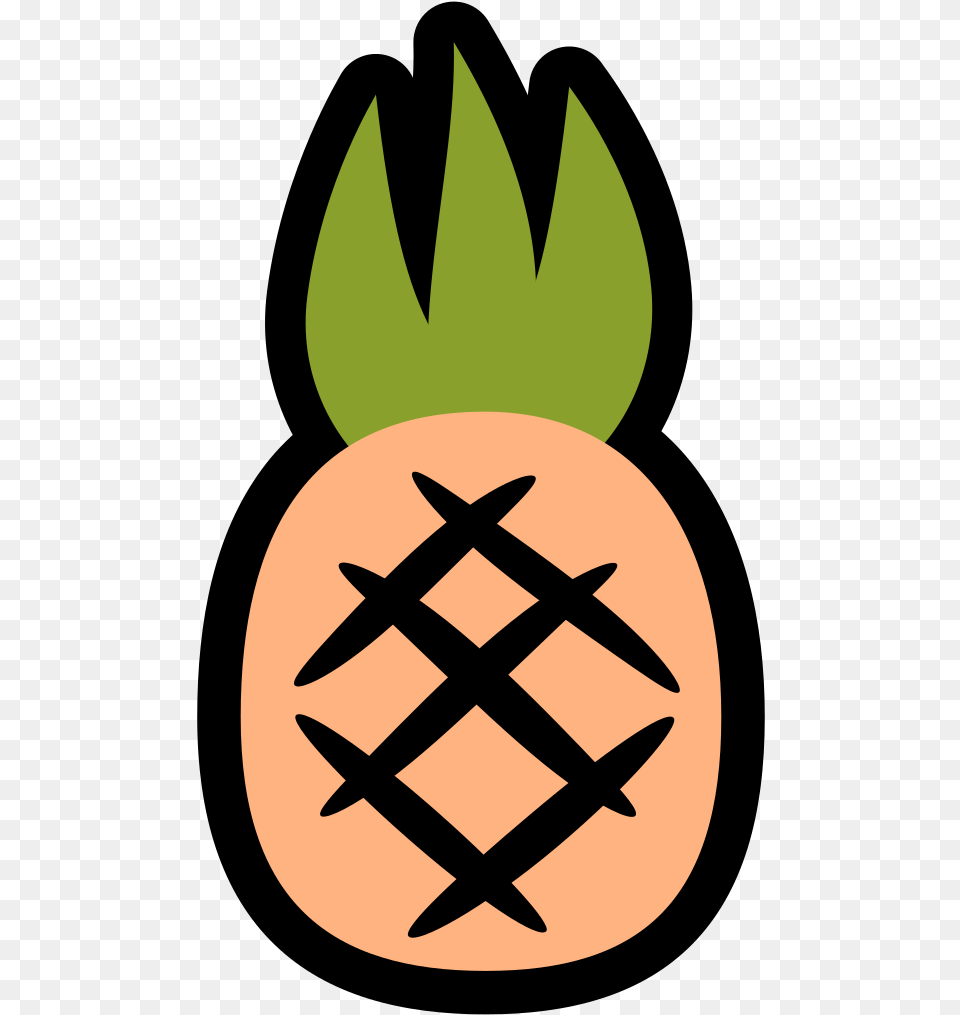 Pineapple Icon Tropical Summer Em, Food, Produce, Animal, Fish Free Png