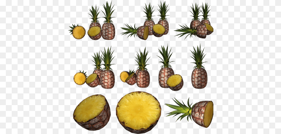 Pineapple Images Abacaxi Cabeca Para Baixo, Food, Fruit, Plant, Produce Free Png Download