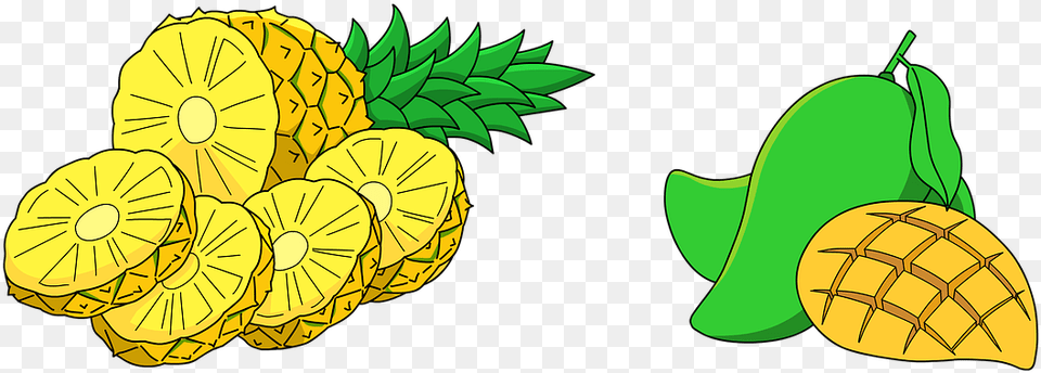 Pineapple Mango Fruit, Plant, Produce, Food, Football Free Transparent Png