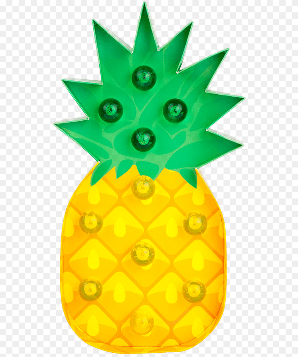 Pineapple Marquee Light Light Up Pineapple, Food, Fruit, Plant, Produce Free Png Download