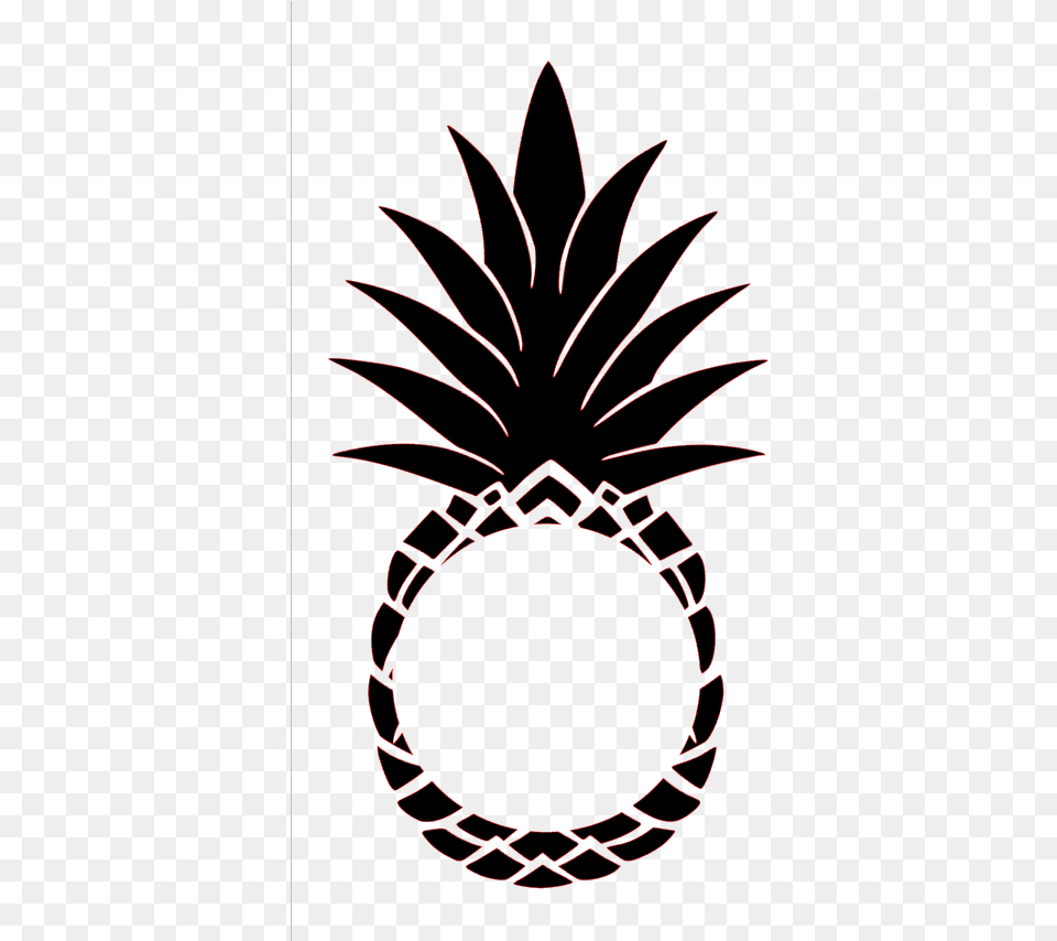 Pineapple Monogram Golden Pineapple, Emblem, Food, Fruit, Plant Png