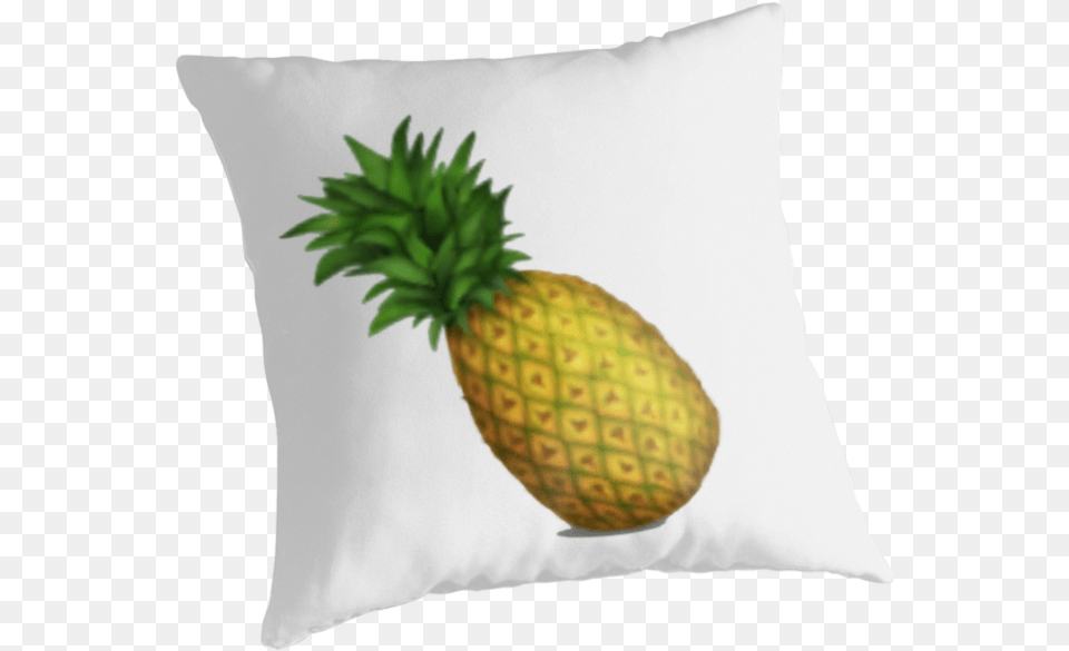 Pineapple Outline Pineapple Throw Pillows By Pineapple And Watermelon Emoji, Cushion, Food, Fruit, Home Decor Png