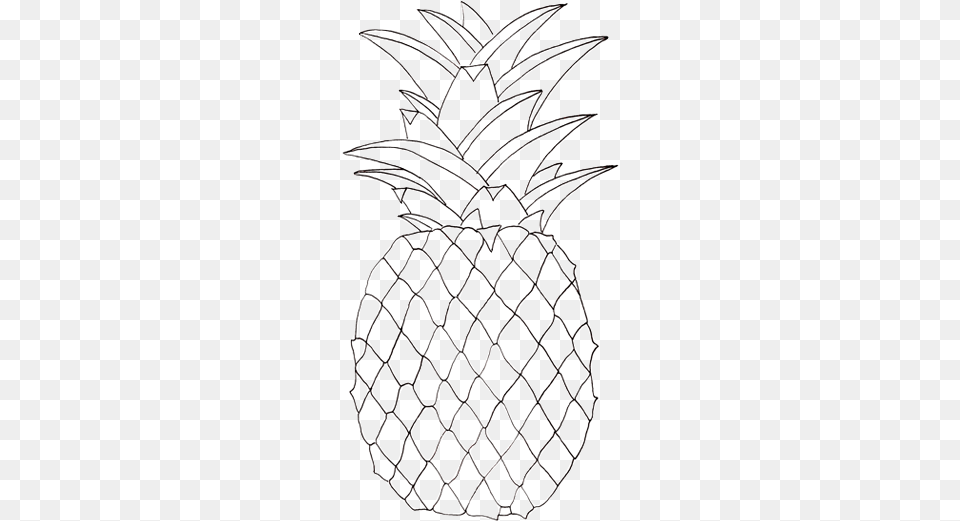 Pineapple Pictures To Colour, Food, Fruit, Plant, Produce Free Png Download