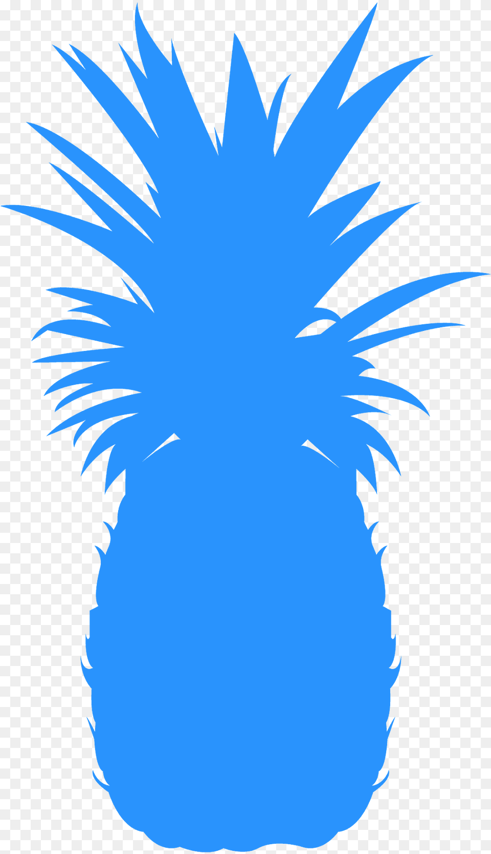 Pineapple Silhouette, Food, Fruit, Plant, Produce Free Transparent Png