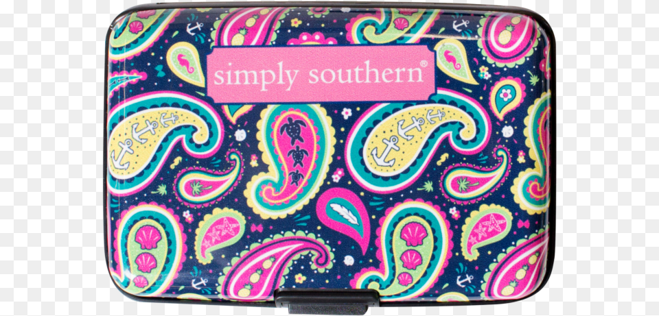 Pineapple Simply Southern Security Wallet, Paisley, Pattern Free Transparent Png