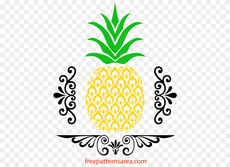 Pineapple Stencil Art And Vector, Person Png Image
