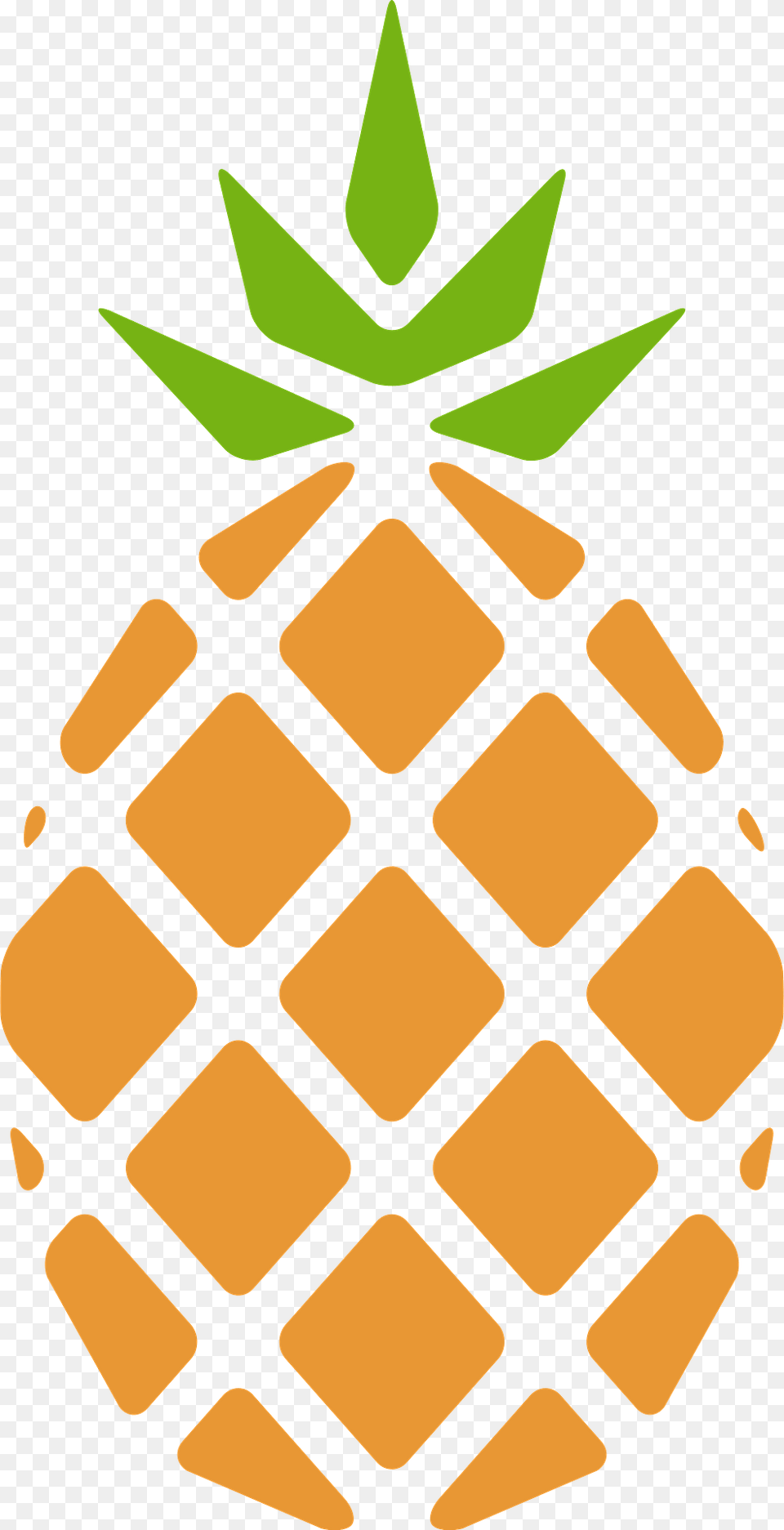 Pineapple Stencil Clipart, Food, Fruit, Plant, Produce Free Png
