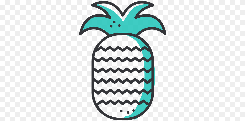 Pineapple Stroke Icon Transparent U0026 Svg Vector File Pineapple Icon Transparent, Food, Fruit, Plant, Produce Free Png