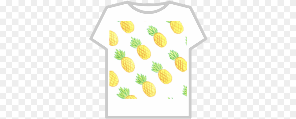 Pineapple T Shirt Roblox Invisible T Shirt Roblox, Clothing, Food, Fruit, Plant Free Png Download