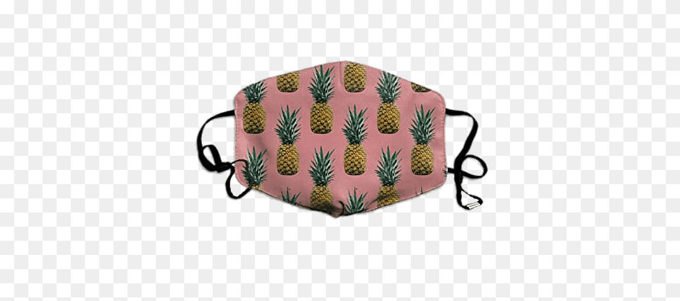 Pineapple Themed Face Mask, Food, Fruit, Plant, Produce Free Png