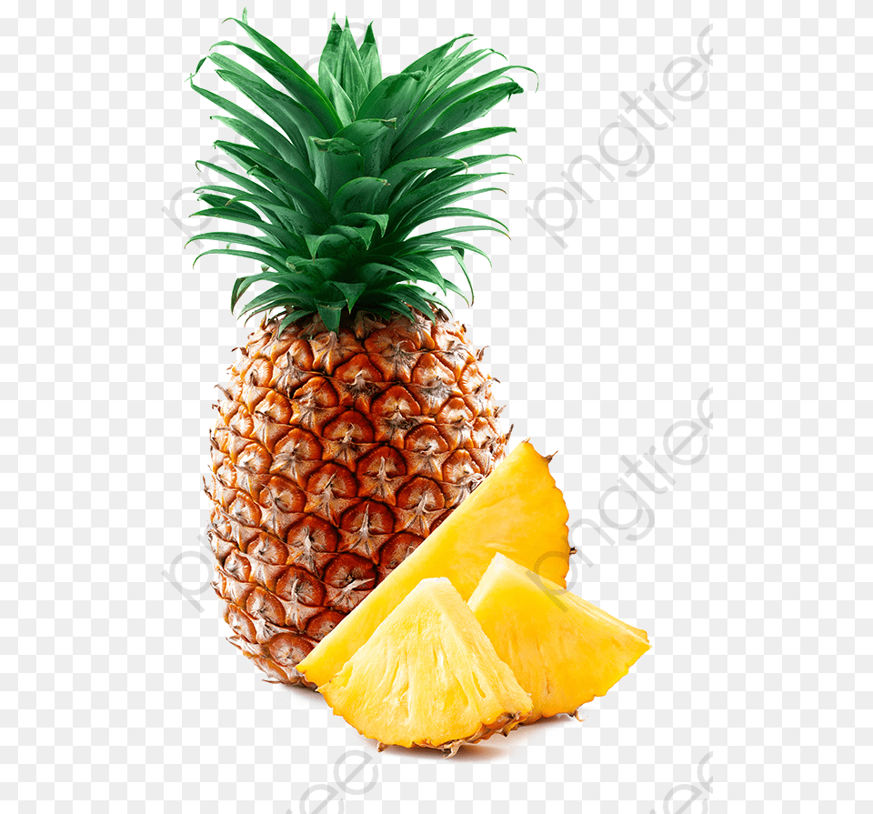 Pineapple Transparent Format Image With Fresh Pineapple, Food, Fruit, Plant, Produce Free Png