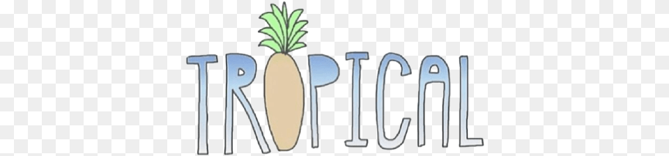 Pineapple Tropical Stickers, Food, Fruit, Plant, Produce Free Transparent Png