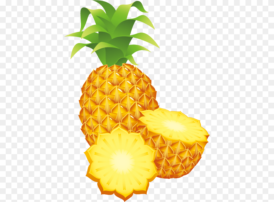 Pineapple Vector, Food, Fruit, Plant, Produce Free Png Download