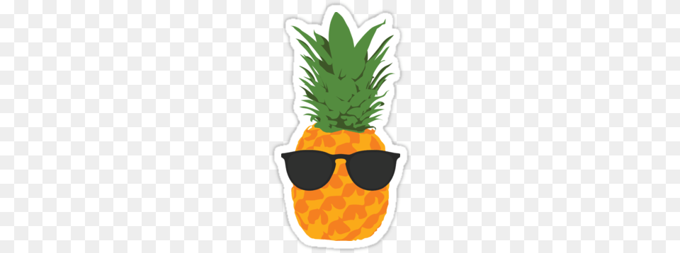 Pineapple With Sunglasses, Accessories, Food, Fruit, Plant Free Png