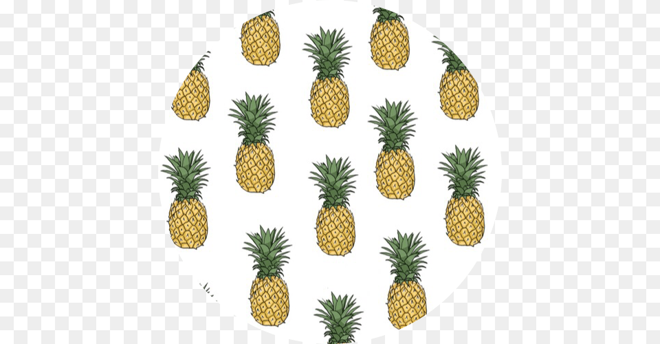 Pineapple Yellow Fruit Background Tumblr Ananasik, Food, Plant, Produce Png Image