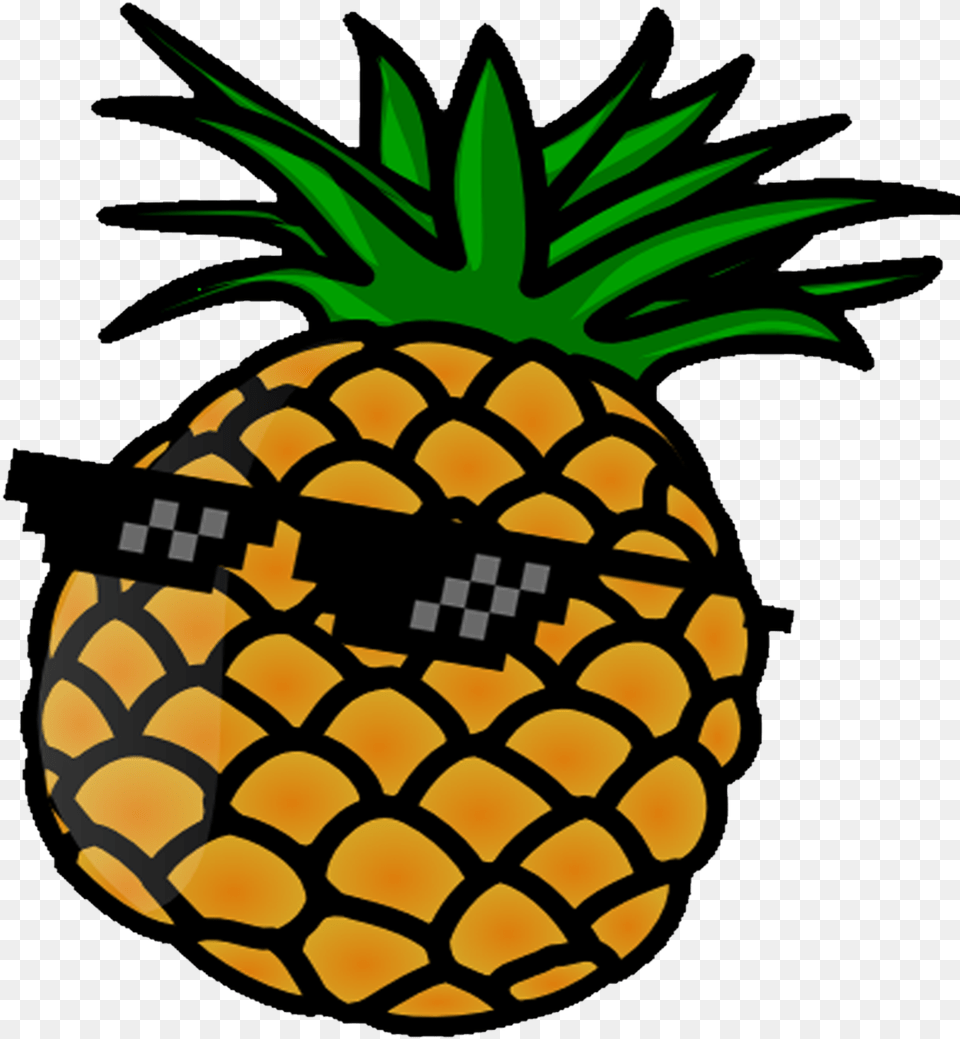 Pineapples Are Cool Sunglasses Are Cool Pineapple Clipart, Food, Fruit, Plant, Produce Free Png